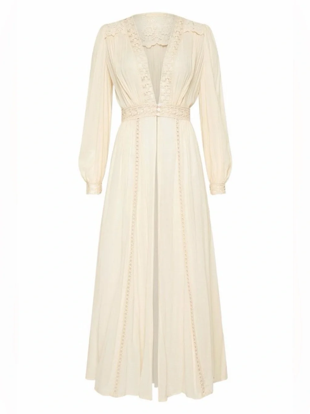 SPELL Le Gauze Lace Duster - S - Picture 7 of 13
